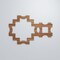 Ekena Millwork Large Cordova Decorative Fretwork Wood Wall Panels, Walnut, 35 1/8"W x 23 3/8"H x 3/8"T WALW24X24X0375CRVWA - alternate 4